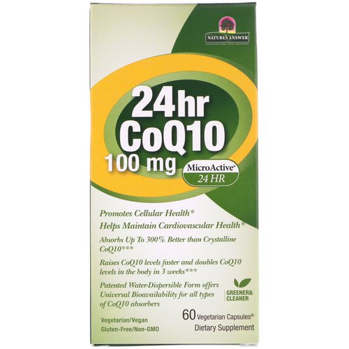 Genceutic Naturals, 24hr CoQ10, 100 mg, 60 Vegetarian Capsules Review