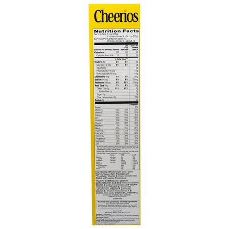 早餐穀物: General Mills, Cheerios, 12 oz (340 g)