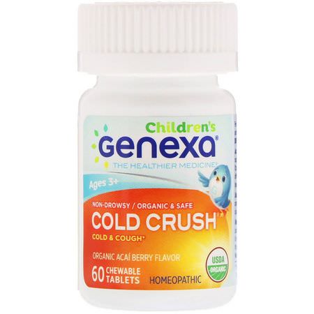 Genexa LLC Children's Cold Flu Cough Cold Cough Flu - 感冒, 補品, 咳嗽, 流感
