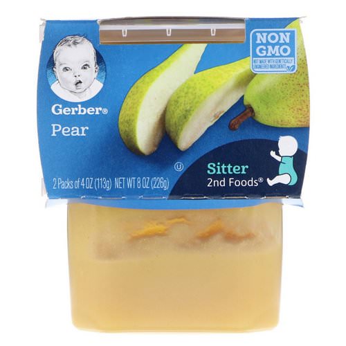 Gerber, 2nd Foods, Pear, 2 Pack, 4 oz (113 g) Each Review