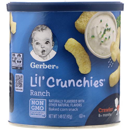 Gerber, Lil' Crunchies, Ranch, Crawler, 1.48 oz (42 g) Review