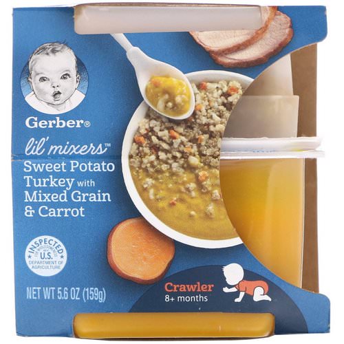 Gerber, Lil' Mixers, 8+ months, Sweet Potato Turkey With Mixed Grain & Carrot, 5.6 oz (159 g) Review