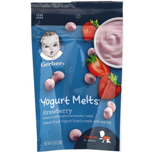 Gerber, Yogurt Melts, Strawberry, Crawler, 8+ Months, 1.0 oz (28 g) Review