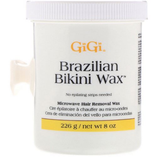 Gigi Spa, Brazilian Bikini Wax, Microwave Hair Removal Wax, 8 oz (226 g) Review