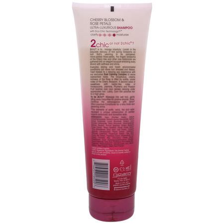 洗髮, 護髮: Giovanni, 2chic, Ultra-Luxurious Shampoo, to Pamper Stressed Out Hair, Cherry Blossom & Rose Petals, 8.5 fl oz (250 ml)