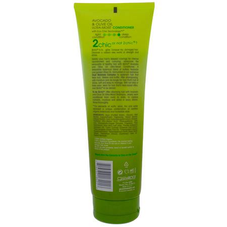 護髮素, 護髮: Giovanni, 2chic, Ultra-Moist Conditioner, for Dry, Damaged Hair, Avocado & Olive Oil, 8.5 fl oz (250 ml)