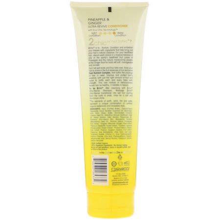 護髮素, 護髮: Giovanni, 2chic, Ultra-Revive Conditioner, for Dry, Unruly Hair, Pineapple & Ginger, 8.5 fl oz (250 ml)