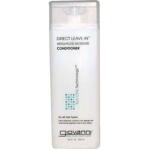 Giovanni, Direct Leave-In Weightless Moisture Conditioner, 8.5 fl oz (250 ml) Review