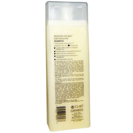 洗髮, 護髮: Giovanni, Smooth As Silk, Deep Moisture Shampoo, 8.5 fl oz (250 ml)