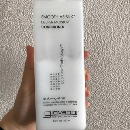 Giovanni, Smooth As Silk, Deeper Moisture Conditioner, 8.5 fl oz (250 ml)