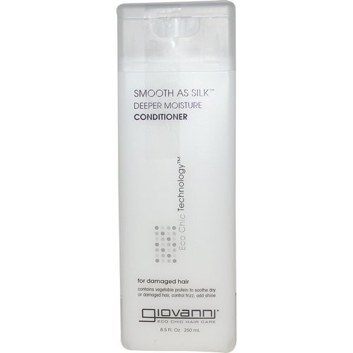 Giovanni, Smooth As Silk, Deeper Moisture Conditioner, 8.5 fl oz (250 ml) Review