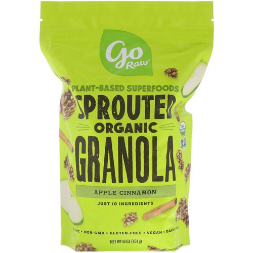 Go Raw, Organic Sprouted Granola, Apple Cinnamon, 16 oz (454 g) Review