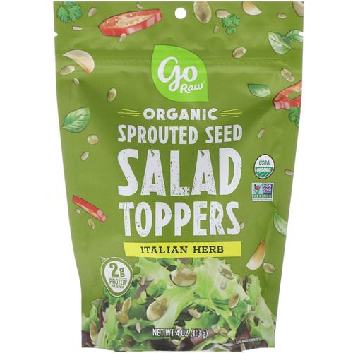 Go Raw, Organic, Sprouted Seed Salad Toppers, Italian Herb, 4 oz (113 g) Review
