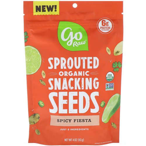 Go Raw, Organic, Sprouted Snacking Seeds, Spicy Fiesta, 4 oz (113 g) Review