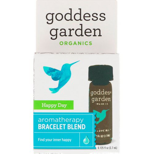 Goddess Garden, Organics, Happy Day, Aromatherapy Bracelet Blend, 0.125 fl oz (3.7 ml) Review