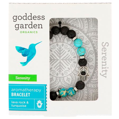 擴散器, 精油: Goddess Garden, Organics, Serenity, Aromatherapy Bracelet, 1 Bracelet