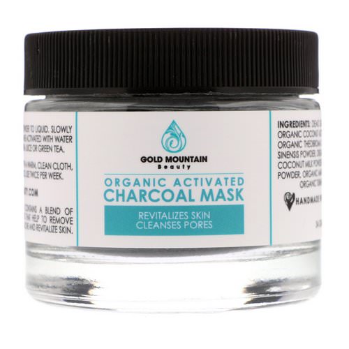 Gold Mountain Beauty, Organic Activated Charcoal Mask, 34 g Review