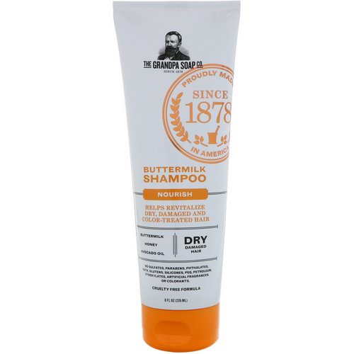 Grandpa's, Buttermilk Shampoo, Nourish, 8 fl oz (235 ml) Review