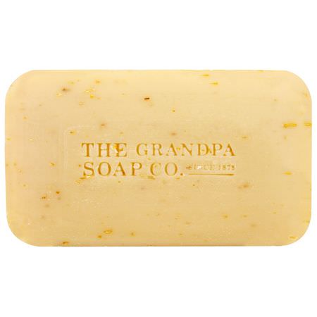 Grandpas Exfoliating Soap Face Soap - 洗面奶, 去角質皂, 香皂, 淋浴