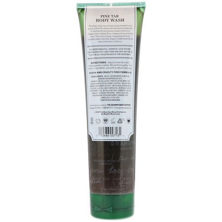 沐浴露, 沐浴露: Grandpa's, Pine Tar Body Wash, Skin Therapy, 9.5 fl oz (280 ml)
