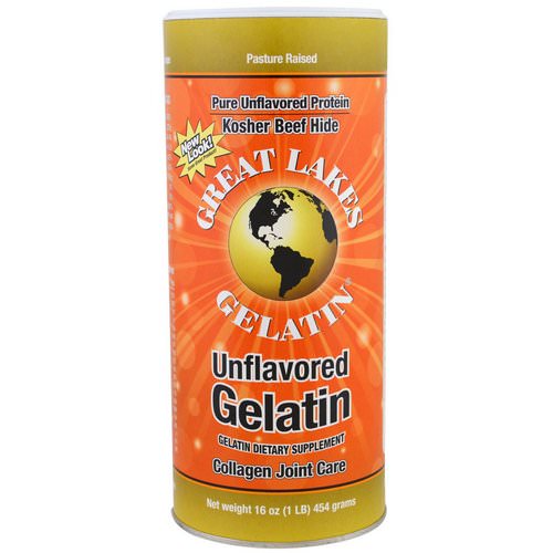 Great Lakes Gelatin Co, Beef Hide Gelatin, Collagen Joint Care, Unflavored, 16 oz (454 g) Review