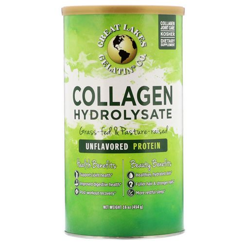Great Lakes Gelatin Co, Collagen Hydrolysate, Unflavored, 16 oz (454 g) Review