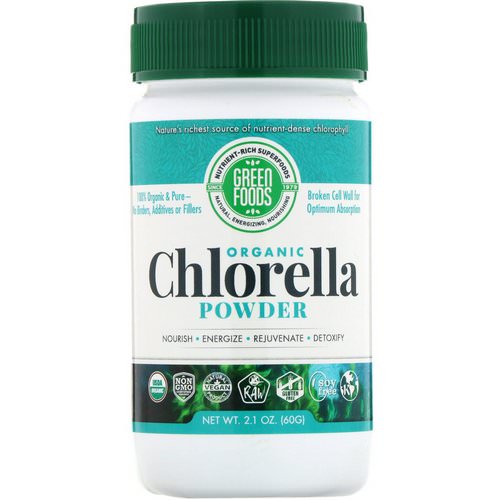 Green Foods, Organic Chlorella Powder, 2.1 oz (60 g) Review