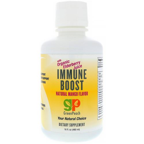 GreenPeach, Immune Boost, Natural Mango Flavor, 16 fl oz (480 ml) Review