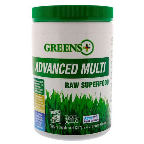 Greens Plus, Advanced Multi Raw Superfood, Greens Powder, 9.4 oz (276 g) Review