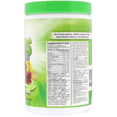 綠色食品, 超級食品: Greens World, Delicious Greens 8000, Original, 10.6 oz (300 g) Powder