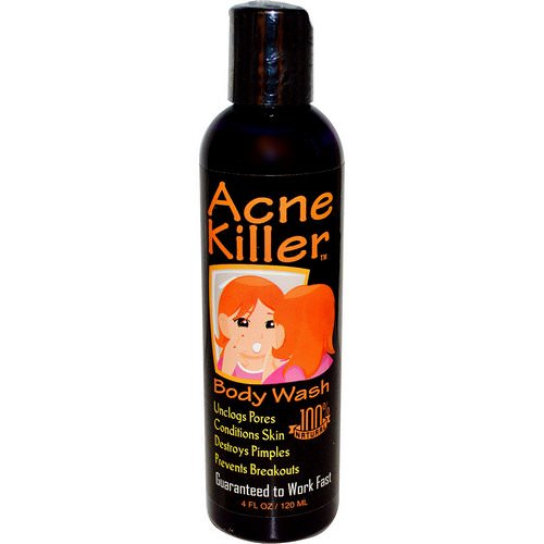 Greensations, Acne Killer, Body Wash, 4 fl oz (120 ml) Review
