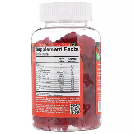 維生素B複合物, 維生素B: Gummiology, Adult B Complex Gummies, Natural Strawberry Flavor, 100 Vegetarian Gummies