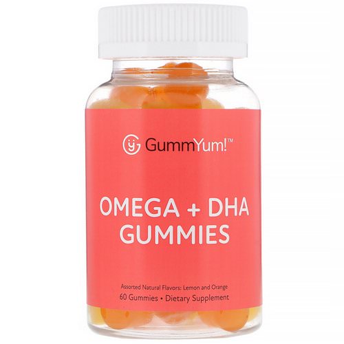 GummYum! Omega + DHA Gummies, Assorted Natural Flavors, 60 Gummies Review