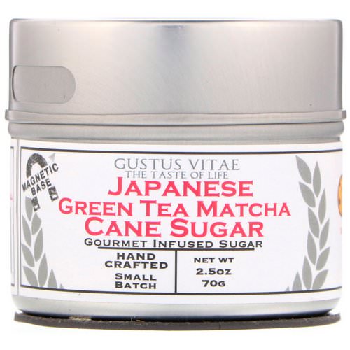 Gustus Vitae, Cane Sugar, Japanese Green Tea Matcha, 2.5 oz (70 g) Review
