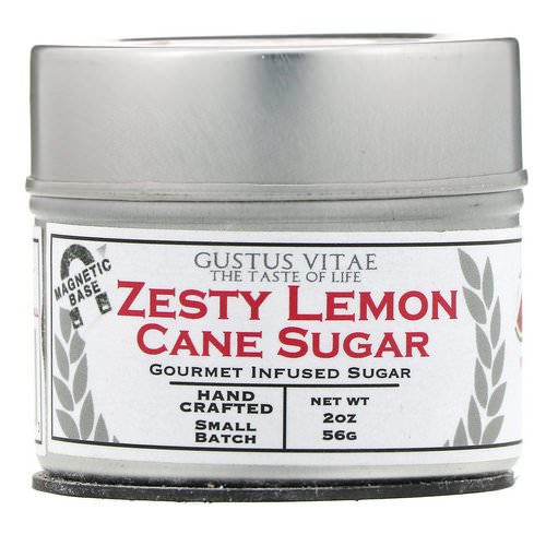 Gustus Vitae, Cane Sugar, Zesty Lemon, 2 oz (56 g) Review