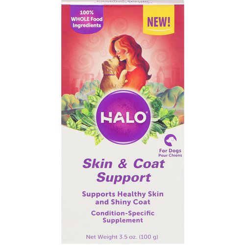 Halo, Skin & Coat Support, For Dogs, 3.5 oz (100 g) Review