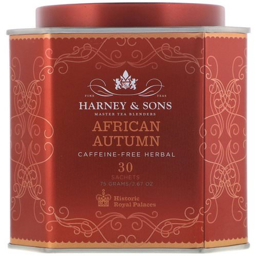Harney & Sons, African Autumn, Caffeine-Free Herbal Tea, 30 Sachets, 2.67 oz (75 g) Review