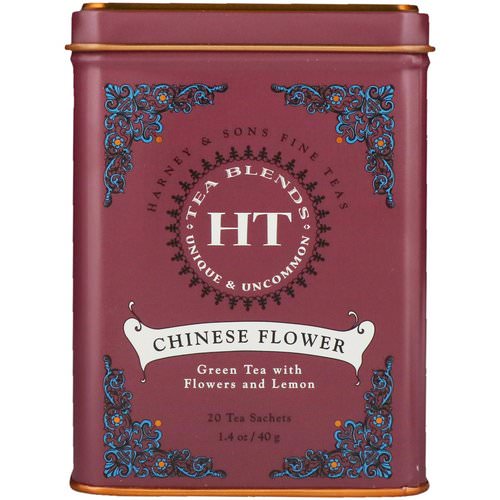 Harney & Sons, HT Tea Blend, Chinese Flower, 20 Tea Sachets, 1.4 oz (40 g) Review