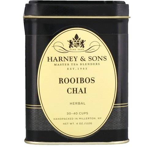 Harney & Sons, Rooibos Chai, Herbal Tea, Caffeine Free, 4 oz Review