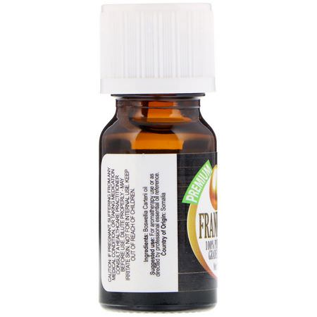 乳香油, 香精油: Healing Solutions, 100% Pure Therapeutic Grade Essential Oil, Carterii Frankincense, 0.33 fl oz (10 ml)