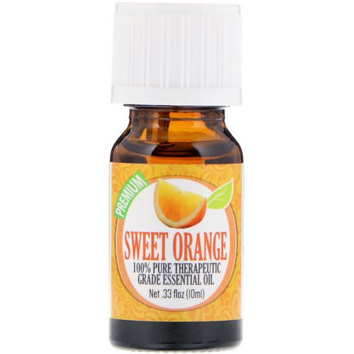 Healing Solutions, 100% Pure Therapeutic Grade Essential Oil, Sweet Orange, 0.33 fl oz (10 ml) Review