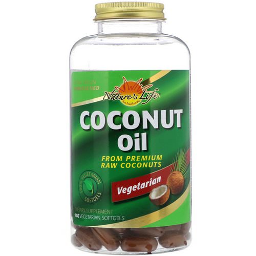 Health From The Sun, Coconut Oil, 180 Vegetarian Softgels Review