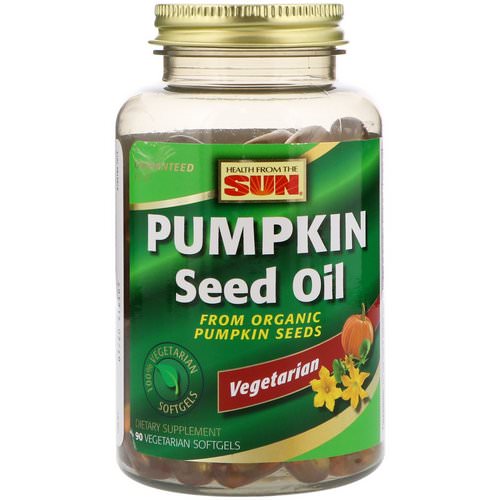 Health From The Sun, Pumpkin Seed Oil, 90 Vegetarian Softgels Review