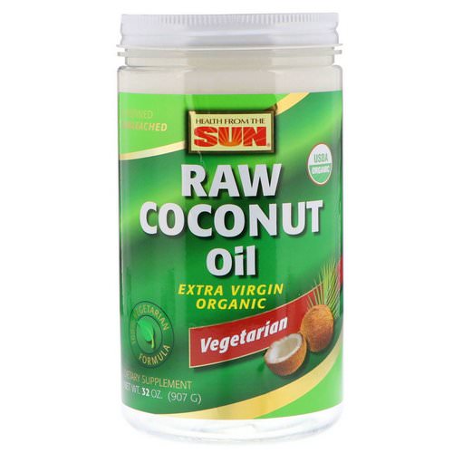 Health From The Sun, Raw Coconut Oil, 32 oz (907 g) Review