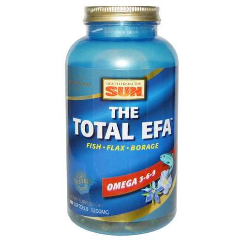 Health From The Sun, The Total EFA, Omega 3-6-9, 180 Softgels Review