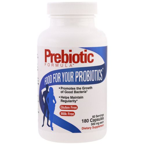Health Plus, Prebiotic Formula, 500 mg, 180 Capsules Review