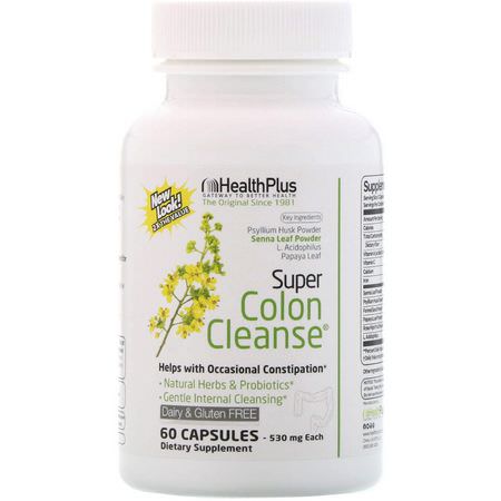 Health Plus Inc Colon Cleanse - 冒號清潔劑, 補充劑