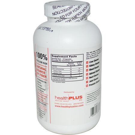 冒號清潔劑, 補充劑: Health Plus, The Original Colon Cleanse, One, 625 mg, 200 Capsules