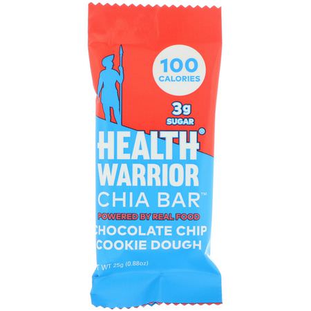 Health Warrior Inc Nutritional Bars Chia Seeds - Chia種子, 堅果, 營養棒