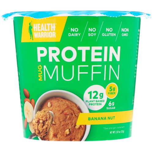 Health Warrior, Protein Mug Muffin, Banana Nut, 2.01 oz (57 g) Review